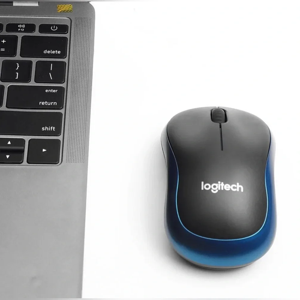 Logitech M185 Wireless Mouse Silent Gaming Optical Navigation Mice for PC/Laptop